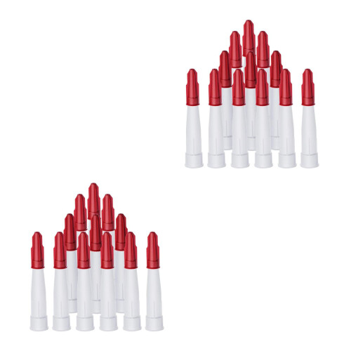 24Pièces Capuchons De Mastic Colorés Accessoires Pour Tubes De Mastic 2
