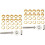 206Pièces Kit Œillets Durable Réparation Tentes 4