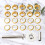 206Pièces Kit Œillets Durable Réparation Tentes 10