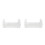 2Pcs Adjustable Clear Acrylic Fridge Divider Set Suction Cup Organizer 1