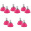 5Pairs Replaceable Rosy Rubber Toe Stops for Roller Skates 1