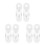 6Pcs Acrylic Weighted Curtain Cord Handle Wind-Resistant Blinds Pulls 8