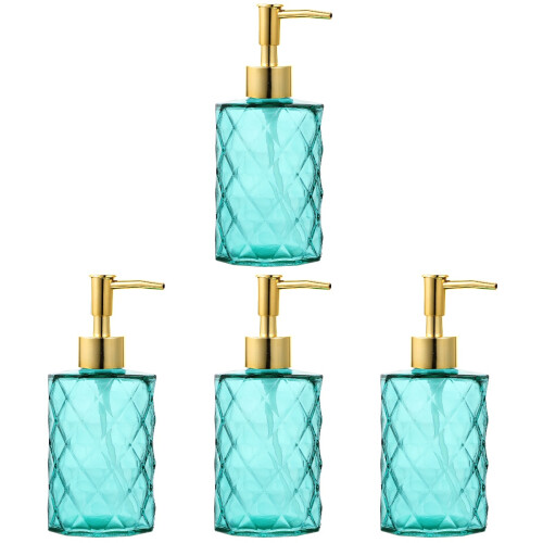 4Pcs Decorative Dispenser Bottle for Hand Soap and Shampoo