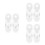 6Pcs Acrylic Weighted Curtain Cord Handle Wind-Resistant Blinds Pulls 9