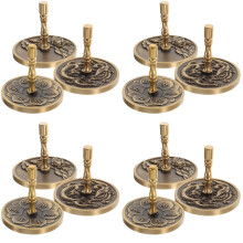 12Stk Messing Räucherpresse Tool Für Räucherasche Yoga Meditation Gold