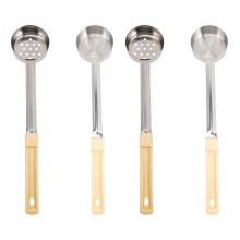 4Pcs Practical Stainless Steel Pizza Spread Ladle with Smooth Finish