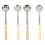 4Pcs Practical Stainless Steel Pizza Spread Ladle with Smooth Finish 1