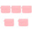 5Pcs Flexible Silicone Denture Container Pink Storage Case 3