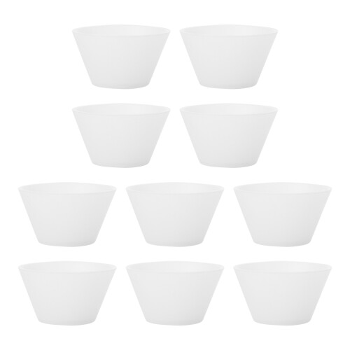 70Pcs White Silicone Mixing Cups for DIY Epoxy Glue Craft Tools