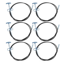 6Pcs Flexible Four-Claw Drain Cleaning Tool Plastic Metal for Home Use