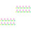 20Pcs Creative Petal Shape Fluorescent Pens Durable Colored Markers 1