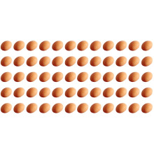 60Pcs Light Brown Miniature Eggs Resin Ornaments for Kids Pretend Play