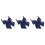 3Pcs Men's Multicolor Pre-Tied Adjustable Bow Tie Set for Events 6