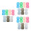 21Pc Slim Plastic Orthodontic Retainer Case Assorted Color Travel Box 6