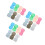21Pc Slim Plastic Orthodontic Retainer Case Assorted Color Travel Box 8