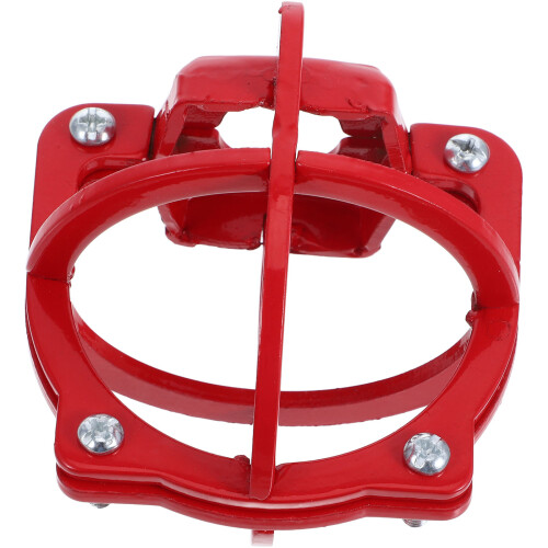 2Pcs Red Fire Sprinkler Protective Cage Iron Mount Guard for Daily Use 1