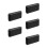 5Pcs Portable File Bin Plastic Box with Handle Secure Travel Storage 6