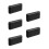 5Pcs Portable File Bin Plastic Box with Handle Secure Travel Storage 8