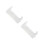 2Pcs Adjustable Clear Acrylic Fridge Divider Set Suction Cup Organizer 5