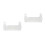 2Pcs Adjustable Clear Acrylic Fridge Divider Set Suction Cup Organizer 8