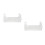 2Pcs Adjustable Clear Acrylic Fridge Divider Set Suction Cup Organizer 9