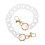 White Acrylic Bag Strap Durable Lightweight Eyeglass Chain Charm 8