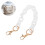 White Acrylic Bag Strap Durable Lightweight Eyeglass Chain Charm 9