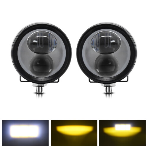 Faro a LED 60W 6000LM impermeabile, luce rotonda