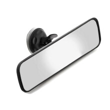 Pristin Rear View Mirror, 220x65mm Universal Interior Car Mirror with Suction Cup – Compatible with Most Vehicles