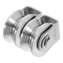 Homoyoyo Versatile Stainless Steel Pulley Safe and Reliable for Home 2Pcs