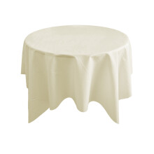 Round Tablecloth 90cm Solid Colour Polyester