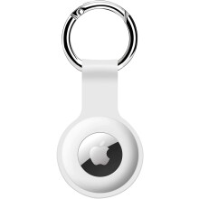 Cás Sealbhóra AirTag Silicone Ultra-Éadrom le Eochairshlabhra