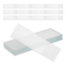 Portaobjetos de vidrio para microscopio, prelavados, 50 unidades.
