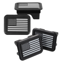 OUNONA 4Pcs Rear Truck Rail Hole Covers ABS Plugs for Truck Bed and Outdoor Adventure Accessories