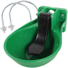 YEAHIBABY Automatic Water Bowl Livestock Drinking Water Bowl Green Plastic 1 Set
