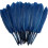 Penas de ganso azul marinho, naturais, 10-15 cm (4-6 polegadas), 120 peças 1