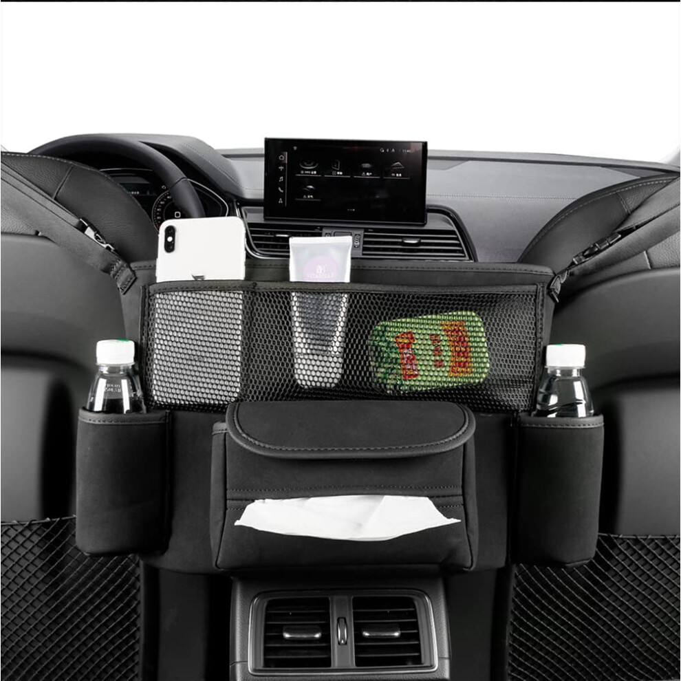 Suede Car Handbag Holder Between Seats 2 Pack 9087558856090