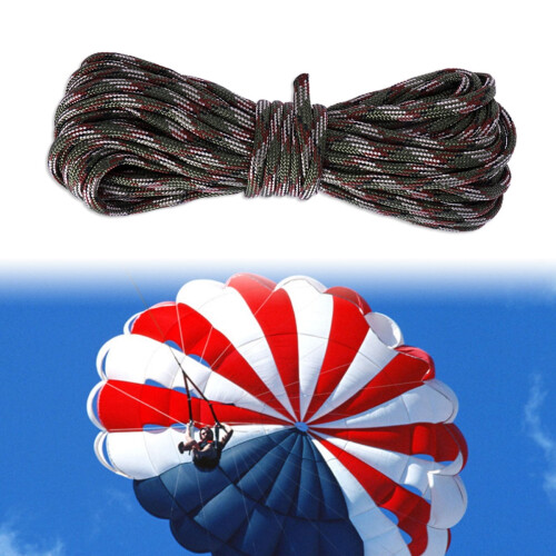 Kamouflage fallskärmslina 31m