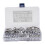 250 Pcs Stainless Double Barrel Ferrules Crimping Loop Sleeve for Wire and Cable 1