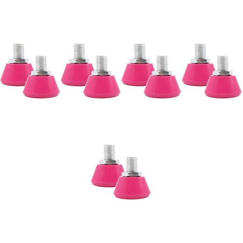 5Pairs Replaceable Rosy Rubber Toe Stops for Roller Skates 2