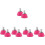 5Pairs Replaceable Rosy Rubber Toe Stops for Roller Skates 4