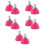 5Pairs Replaceable Rosy Rubber Toe Stops for Roller Skates 6