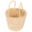 5Pcs Mini Woven Storage Basket Beige Paper for Tiny House Accessories 2