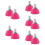 5Pairs Replaceable Rosy Rubber Toe Stops for Roller Skates 9