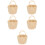 5Pcs Mini Woven Storage Basket Beige Paper for Tiny House Accessories 8