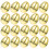 80Pcs Plastic Golden Easter Fillable Eggs for Candy Gifts and Decor 2