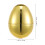 80Pcs Plastic Golden Easter Fillable Eggs for Candy Gifts and Decor 4