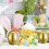 80Pcs Plastic Golden Easter Fillable Eggs for Candy Gifts and Decor 6