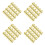 80Pcs Plastic Golden Easter Fillable Eggs for Candy Gifts and Decor 10