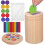 3Sets Wooden Sorting Game for Kids Fine Motor Learning Toy 3